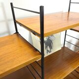 Teak WHB string modulair vrijstaand LP wandsysteem