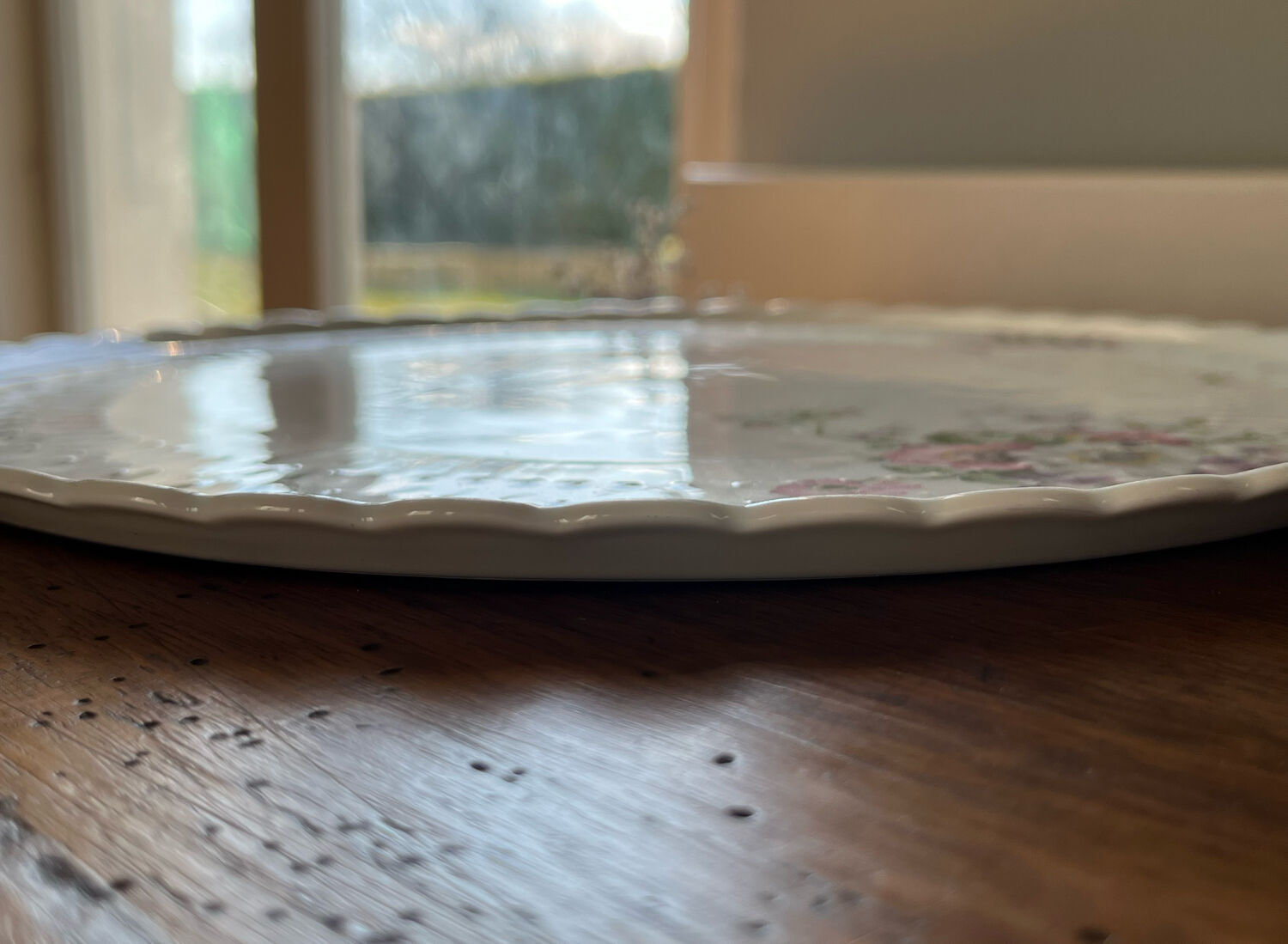 Limoges porcelain pie dish - Boyer