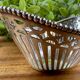 Openwork silver-plated metal basket Zilfa Pleet