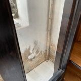 Napoleon 3 walnut window glass cabinet