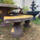 Salon de jardin béton