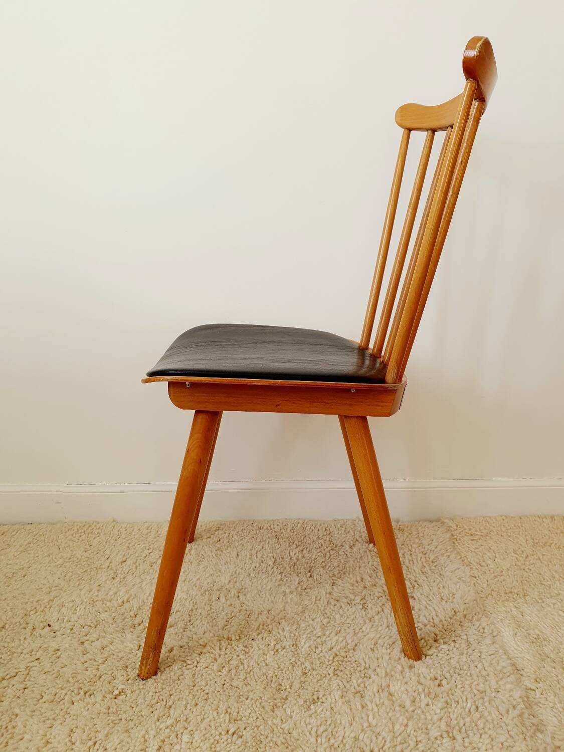 6 Sonata 842 chairs by Baumann, 1960