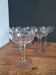 6 new crystal champagne glasses