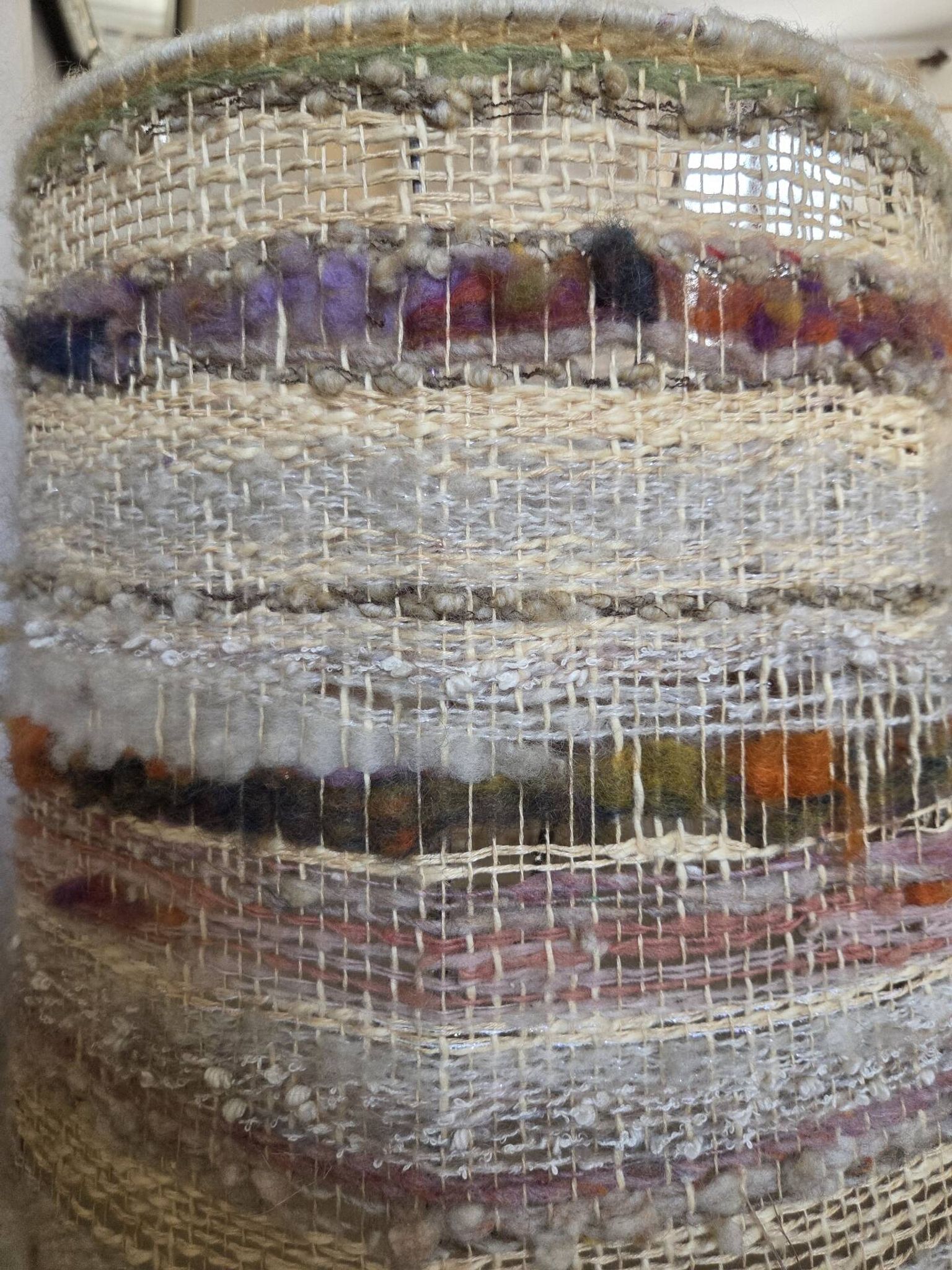 Vintage wool lampshade