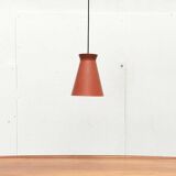 Perforated metal pendant light, mid-century design, 1960s.