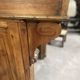 Louis XVI style fireplace in solid fir, 19th century.