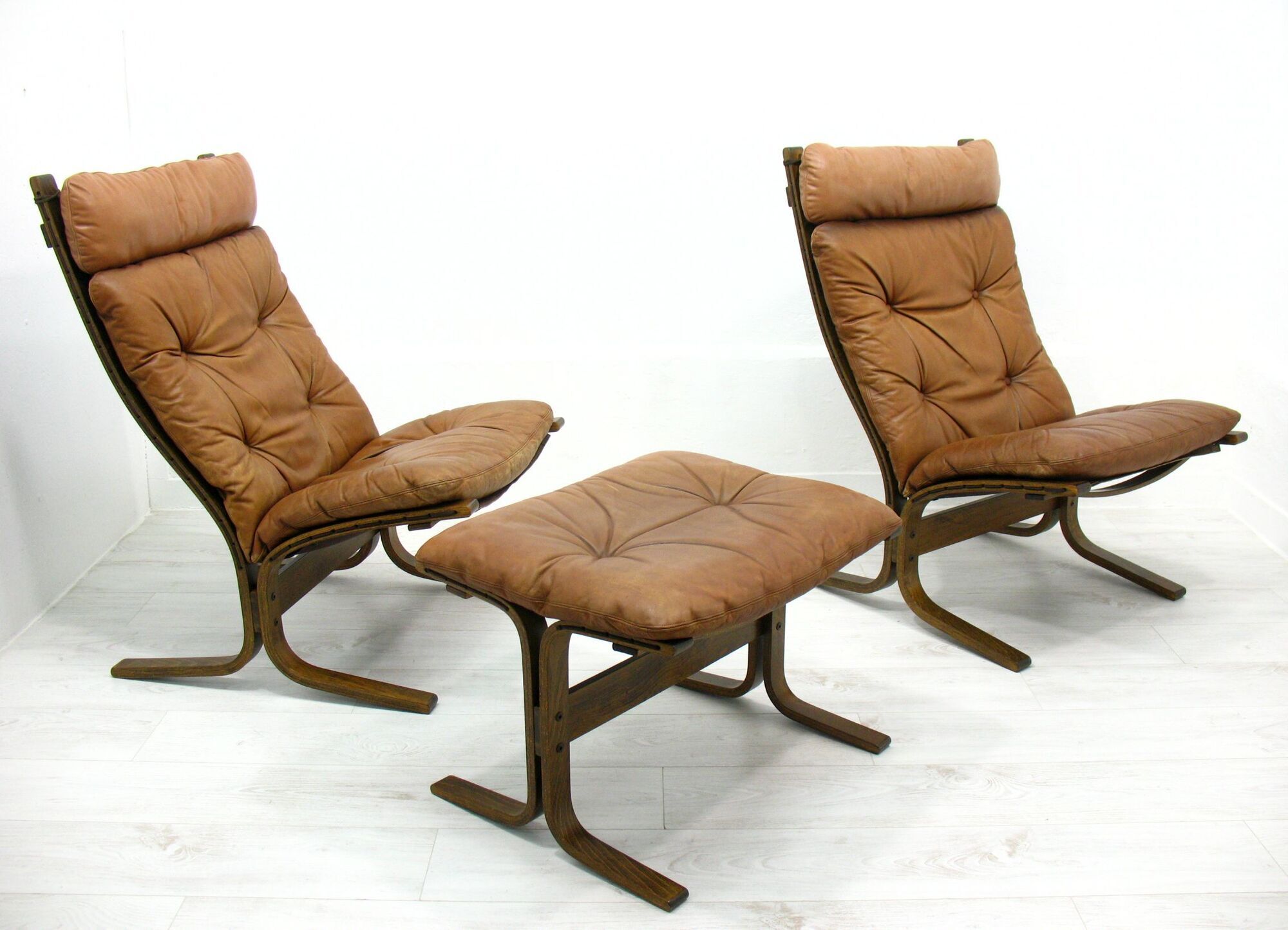 Siesta Lounge Chair by Ingmar Relling for Westnofa, Set of 3