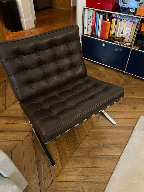 Chauffeuse Barcelona édition originale de Ludwig Mies Van Der Rohe, Knoll