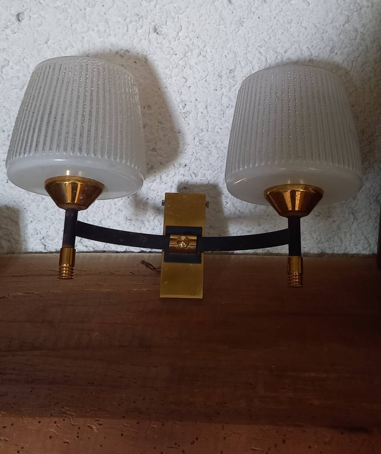 Double vintage wall light