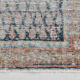 Tapis bleu marine persan, 365x77cm