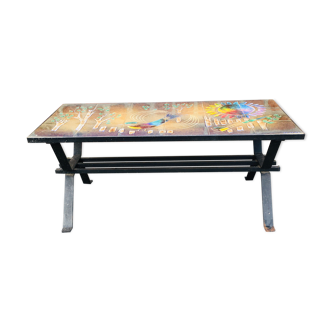Vintage Vallauris coffee table