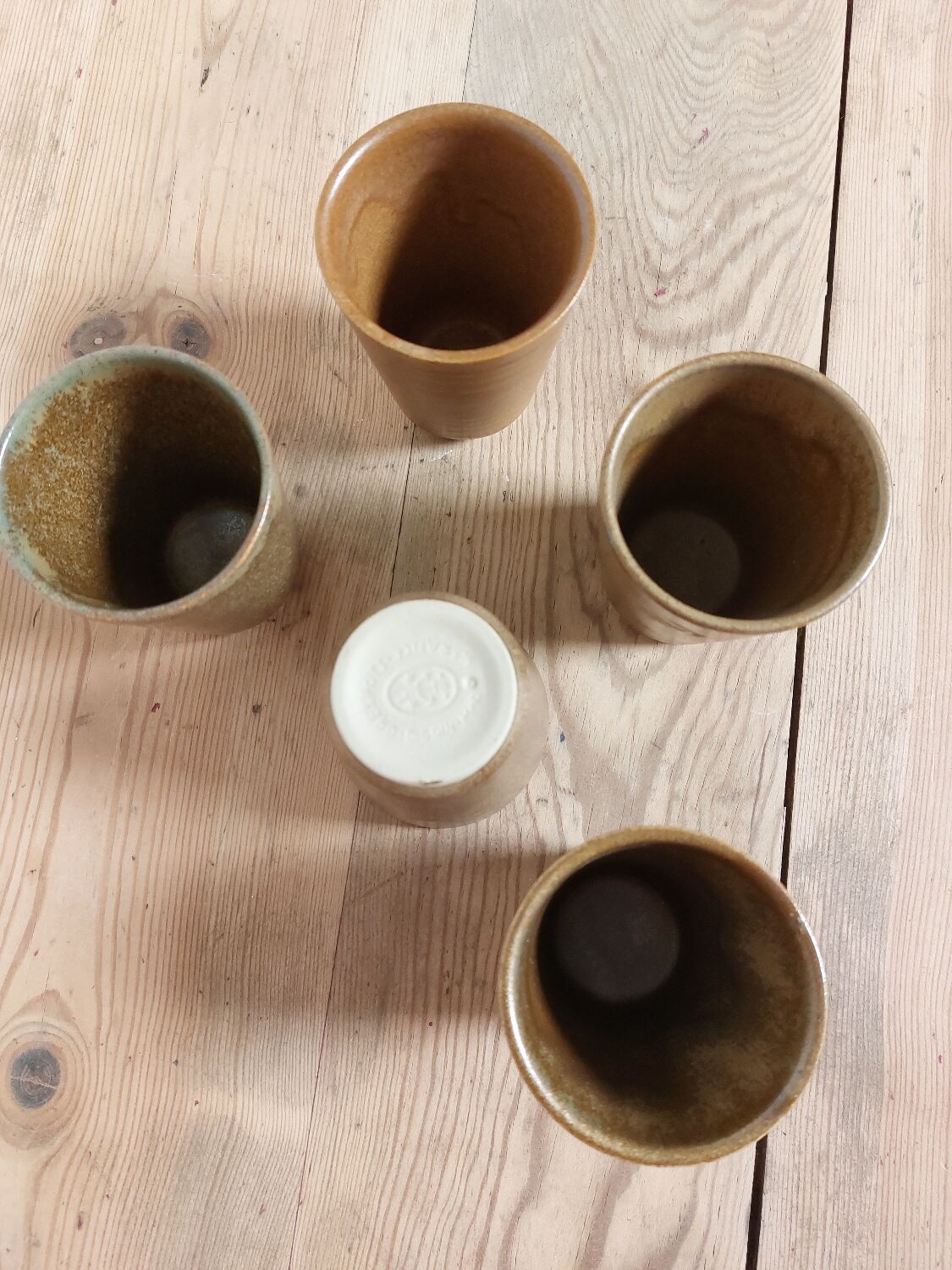 Digoin tumblers in real stoneware