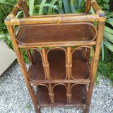 Rattan shelf