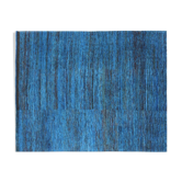 Tapis noué bleu 246 x 300 cm