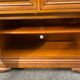 Armoire meuble tv bonnetière en merisier massif 80s