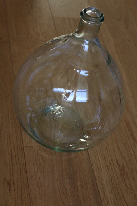 Transparent demijohn 10L
