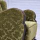 1950s, Danish relax chair, furniture velour, oak wood.
