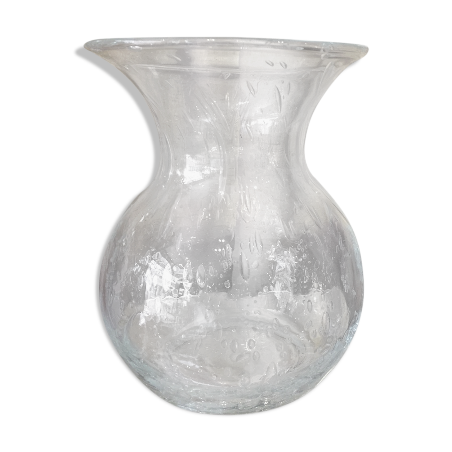 Crystal bubble vase