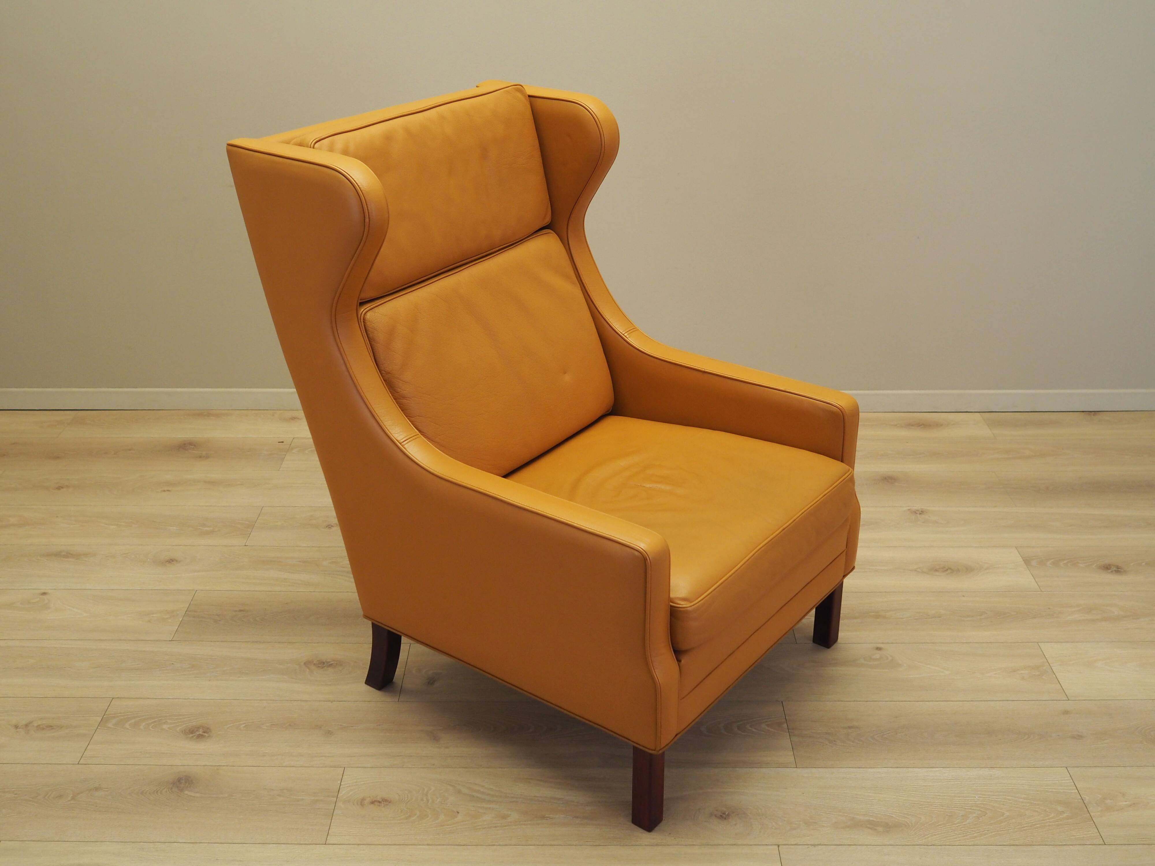 Orange armchair, Danish design, 1970s, production: Denmark
