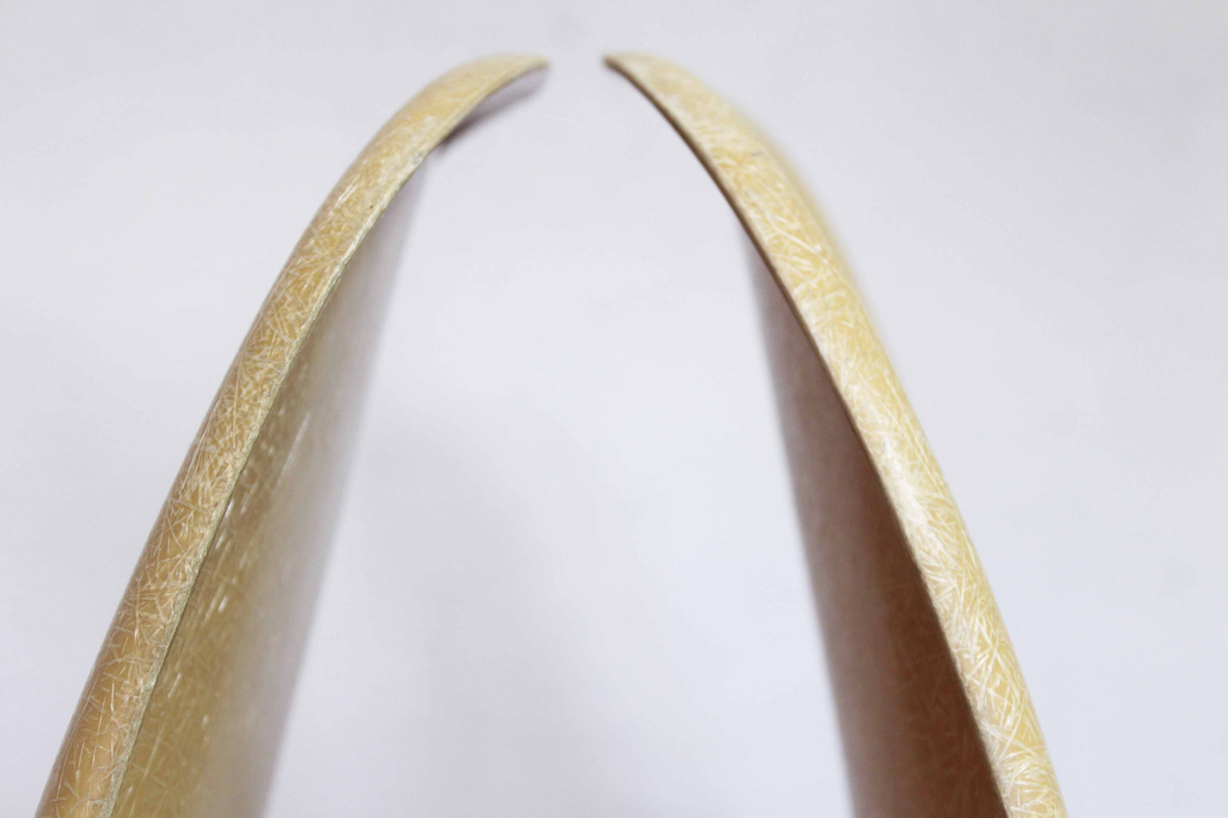 Pair of EAMES La Fonda fiberglass chairs 1970