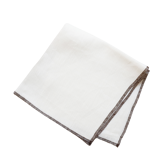 Serviette en lin blanche