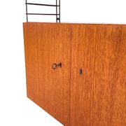 Système mural modulaire vintage par Musterring – unité murale compacte