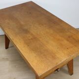 Table de repas de René Gabriel en chêne, 1950