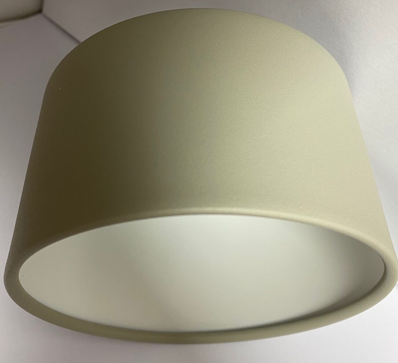 Grey disc lampshade