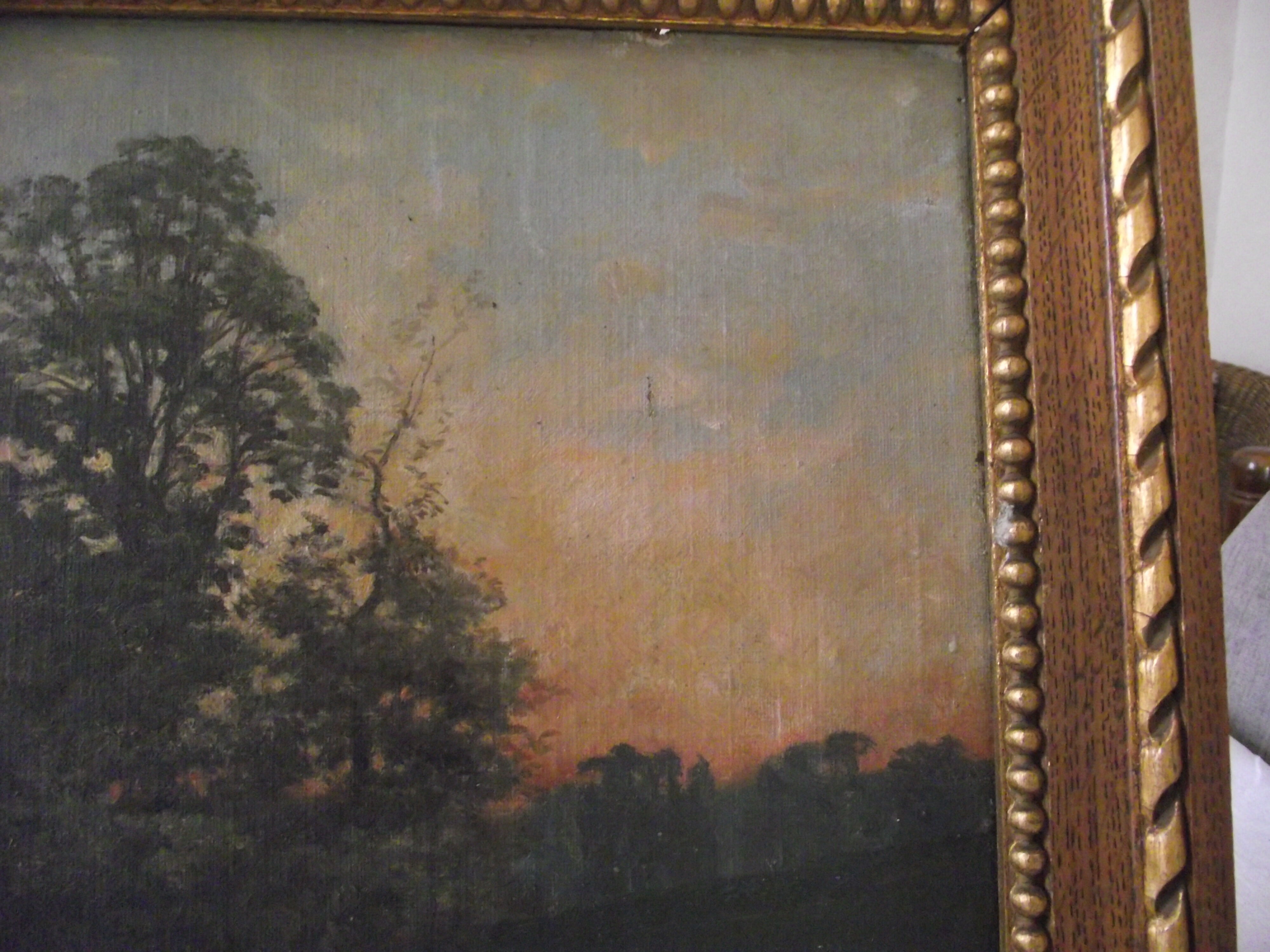 Oil on canvas early 20th.