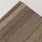 7x10 Light Brown Anatolian Flatweave Vintage Kilim Rug, 225x309 Cm