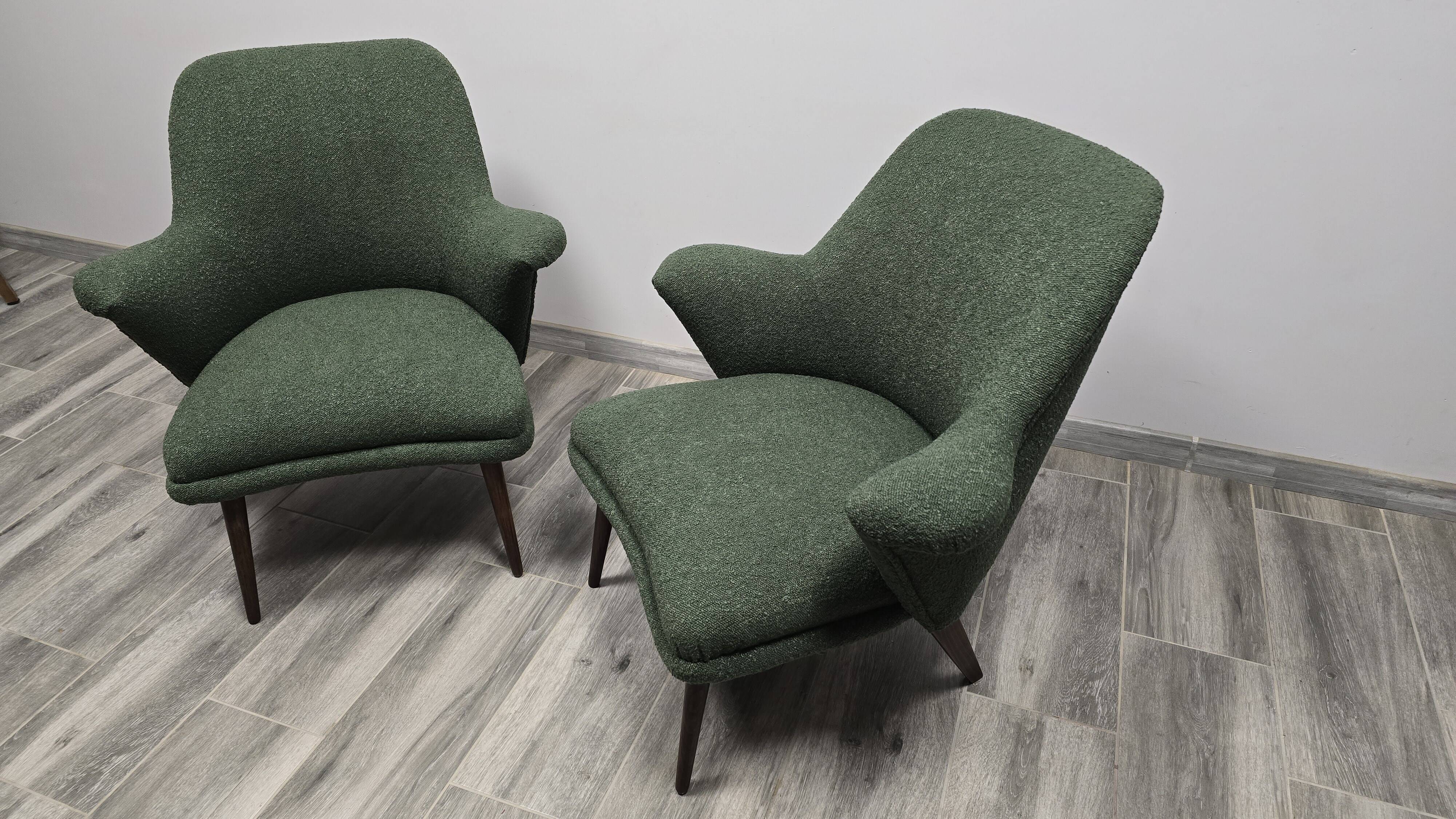Fauteuils boucle du milieu du siècle