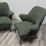 Fauteuils boucle du milieu du siècle