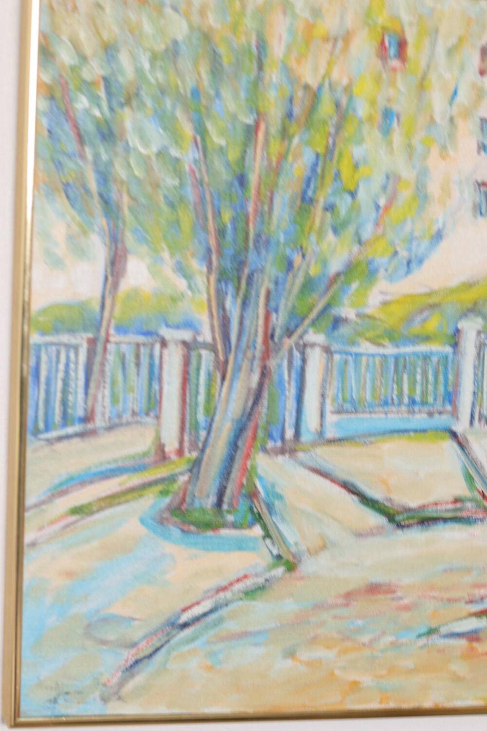 Swedish Oil on Canvas – “Sapri, Italy” by Gunnar Ingemar Erixon