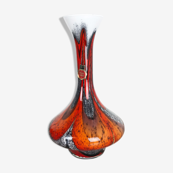 Vase pop art en opaline 1970s Italie