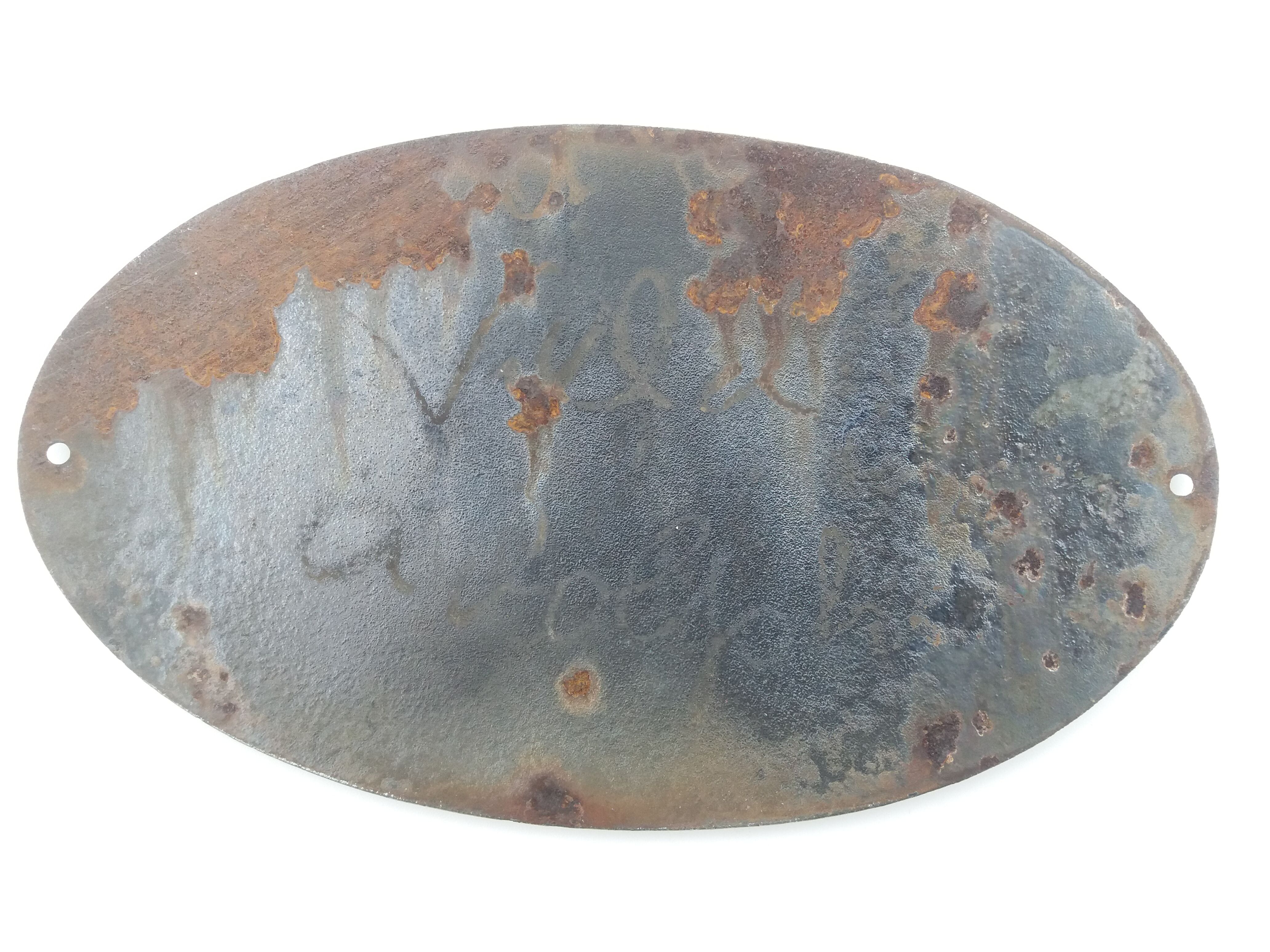 Enamelled and domed plaque Villa Adolphine