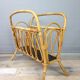 60s magazine holders in rattan and black formica