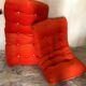 Vintage sofa 1970's pop tubing chrome