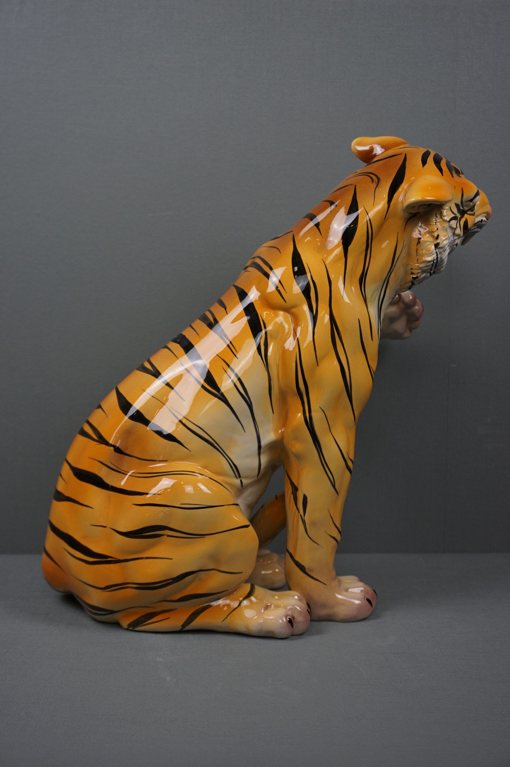 Vintage ceramic tiger