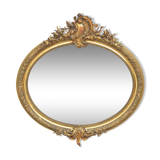 Miroir mural victorien en bois doré