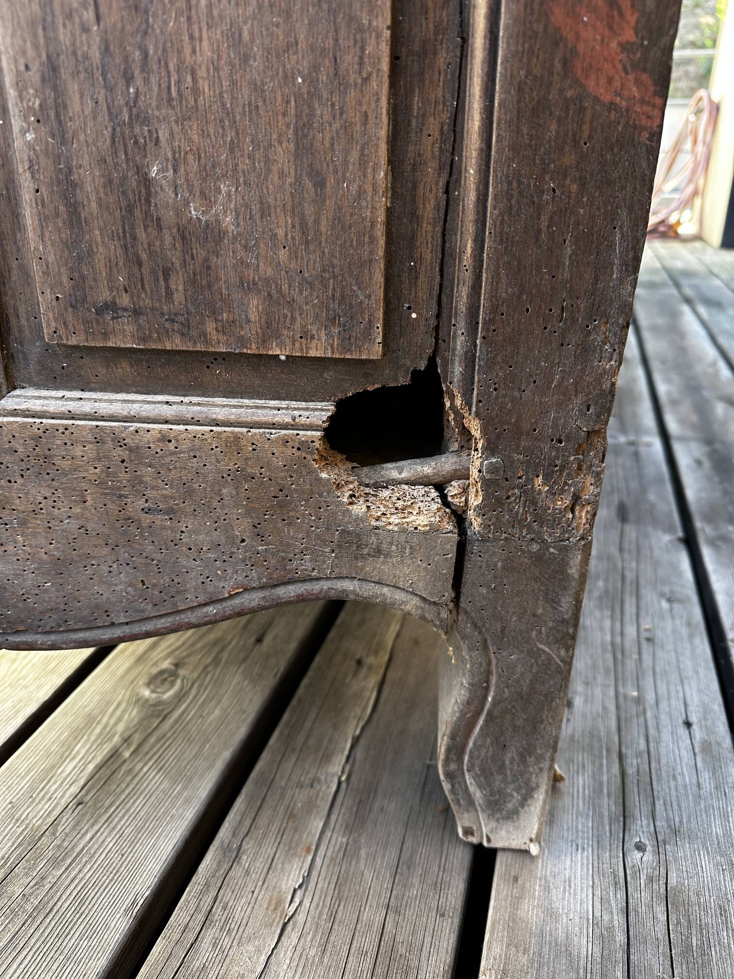 Eighteenth-century walnut enfilade