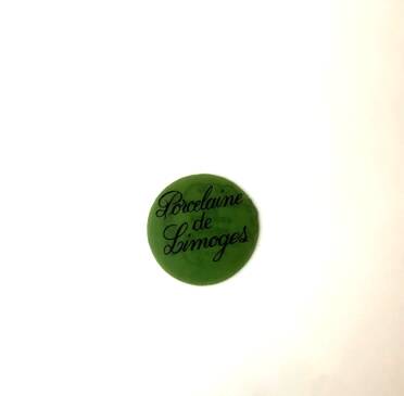 6 fish plates in genuine Limoges porcelain