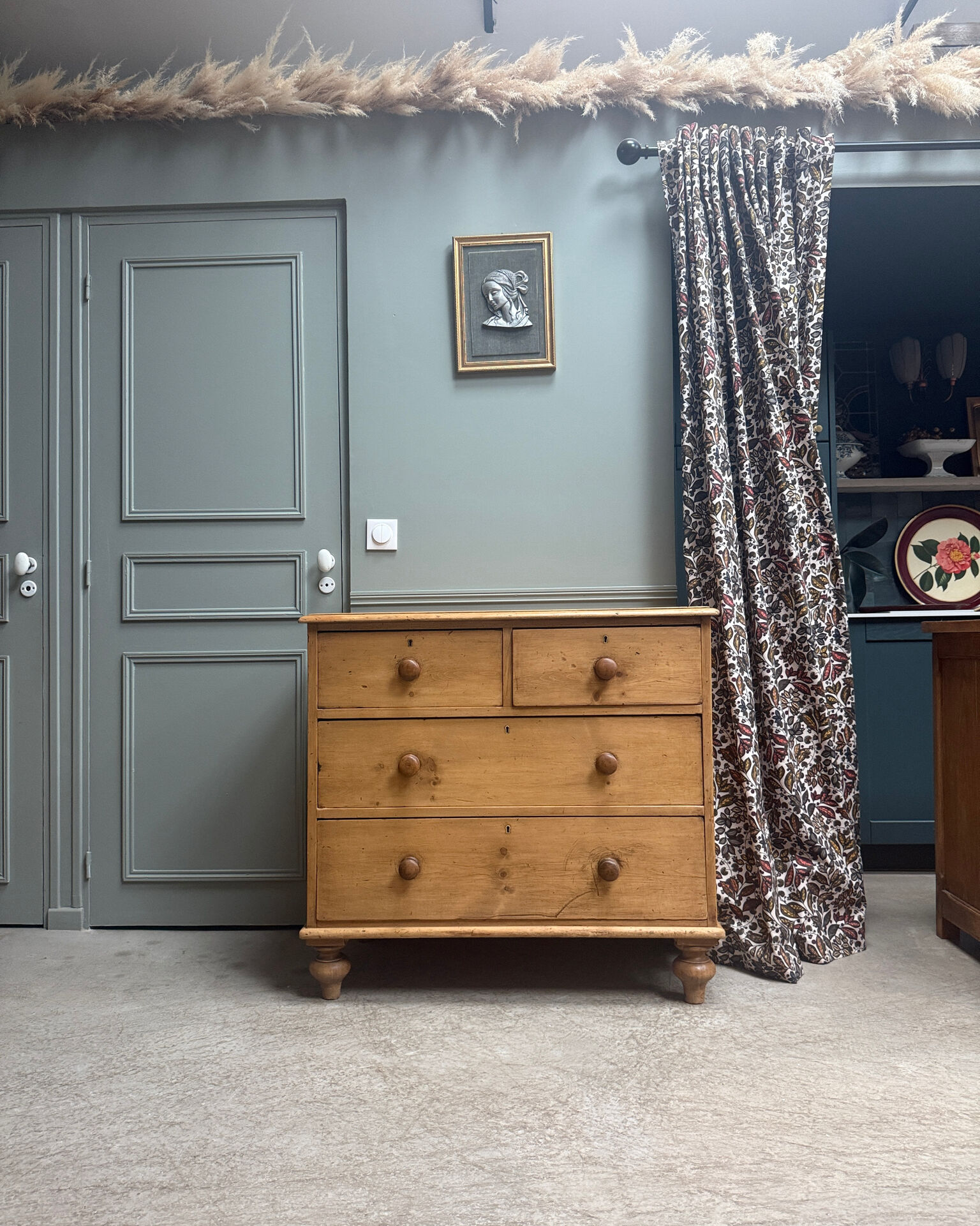Commode anglaise en pin (rénovée)