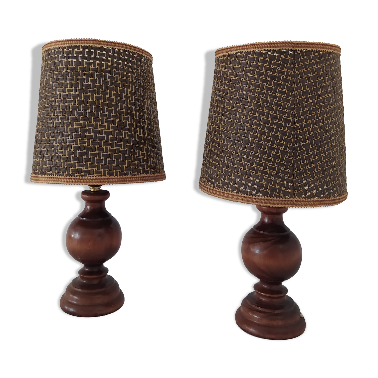 Pair of old lamps