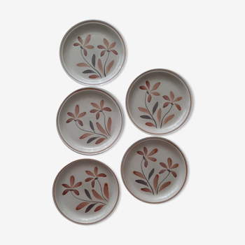 lot dessert plates Atelier d'art de Revernay