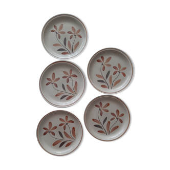Set of dessert plates from the Revernay Art Workshop