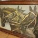Tableau ancien chevaux