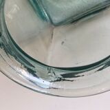 Set of 5 jars glass and Cork. 1970