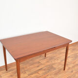 Mid-Century Danish Teak Extendable Dining Table, 1960s.