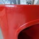 Side table, red bedside table Artemide Giano Giano by Emma Gismondi.