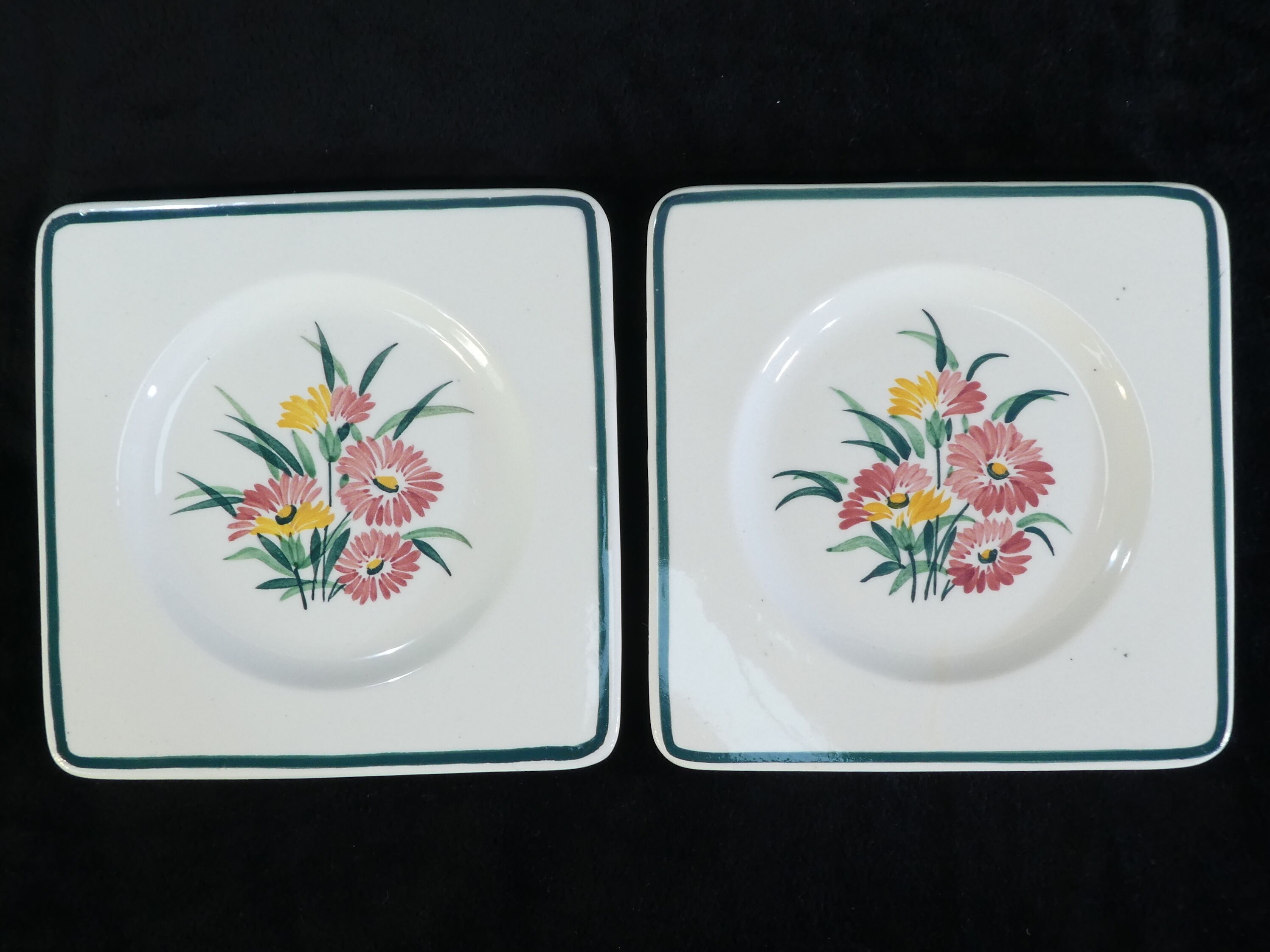 Cake service in faiences by Gien model butterfly